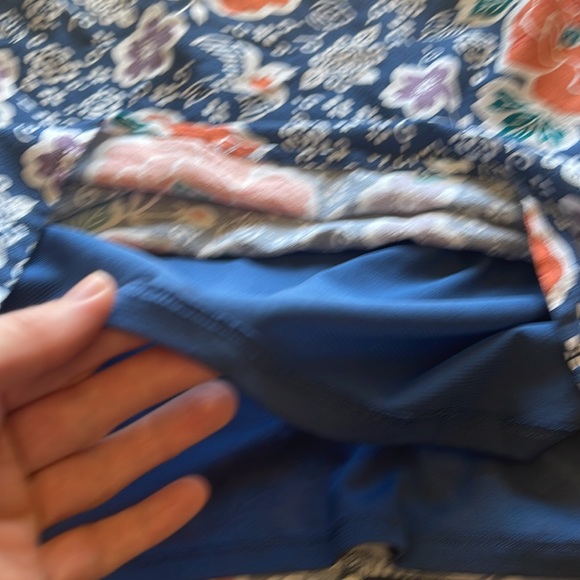 Old Navy Blue Floral Print Summer Dress - Picture 6 of 7
